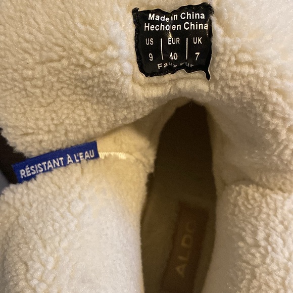 Aldo white boots.Size 9 Women’s .Warm. - Picture 7 of 9